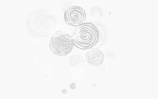 Ljusgrå Vektor Naturliga Bakgrund Med Rosor Modern Abstrakt Illustration Med — Stock vektor