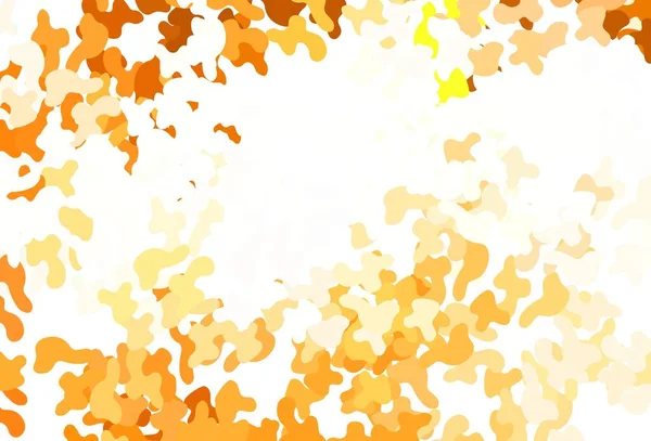Ανοιχτό Πορτοκαλί Διανυσματικό Μοτίβο Τυχαίες Μορφές Εικονογράφηση Πολύχρωμα Σχήματα Κλίση — Διανυσματικό Αρχείο