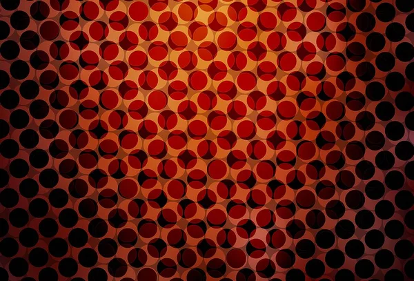 Φωτεινό Κόκκινο Διανυσματικό Μοτίβο Σφαίρες Όμορφη Έγχρωμη Απεικόνιση Θολή Κύκλους — Διανυσματικό Αρχείο