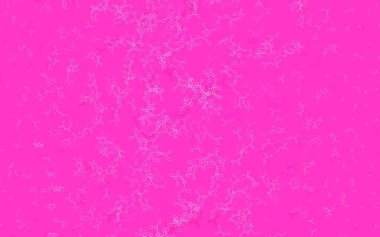 Açık Mor, Pembe vektör arkaplan ve yapay zeka verileri. Renkli yapay zeka yapısı, eğimli çizgiler ve noktalar. Zeka ve yenilik reklamları için şablon.