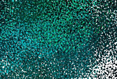 Açık Mavi, noktalı yeşil vektör arkaplanı. Doğa tarzında bulanık halkaları olan güzel renkli çizimler. İş ilanınız için tasarım.