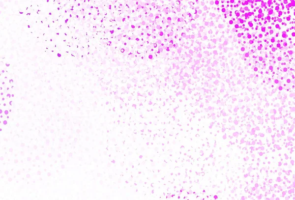 带气泡的浅紫色矢量背景 采用带气泡的抽象风格的模糊装饰设计 美丽网站的模式 — 图库矢量图片