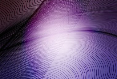 Eğri çizgileri olan açık mor vektör şablonu. Yaratıcı illüstrasyon, yarım tonlu ve eğimli. Reklamınız için yepyeni tasarım..