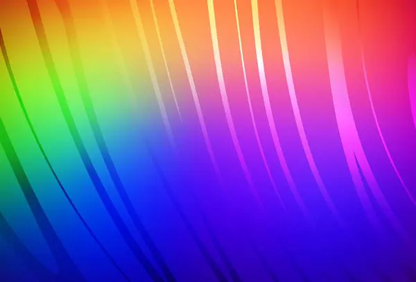 Темний Багатобарвний Векторний Фон Яскравими Лініями Барвисті Ілюстрації Абстрактному Стилі — стоковий вектор