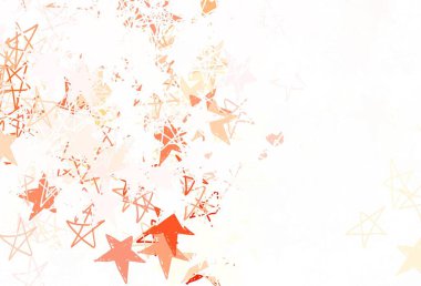 Açık yeşil, parlak yıldızlı kırmızı vektör düzeni. Bulanık dekoratif dizayn yıldızlı basit bir stilde. Astronomi web siteleri için desen.