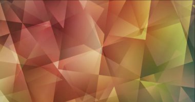 4K ışık döngüsü çok renkli çokgen video örneği.