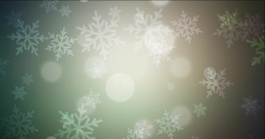 4K döngü koyu yeşil, kırmızı akış videosu Xmas tarzında.