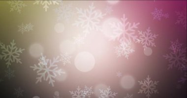 4K koyu pembe, sarı akış videosu Xmas tarzında.