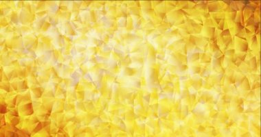 4K açık turuncu çokgen akış videosu.