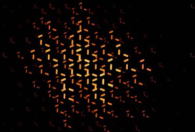 Tekrarlanan çubuklarla koyu turuncu vektör şablonu. Renkli çubuklarla, soyut çizimler. İş ilanınız için akıllı tasarım.