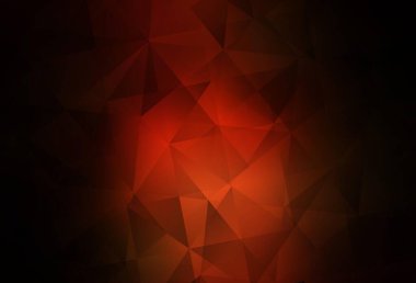 Koyu kırmızı vektör çokgen arkaplan. Gradyanı olan üçgen geometrik örnek. Web siteniz için yeni bir doku.