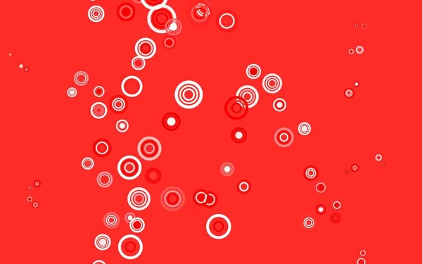 Light Red Vector Background Spots Beautiful Colored Illustration Blurred Circles — Stock Vector