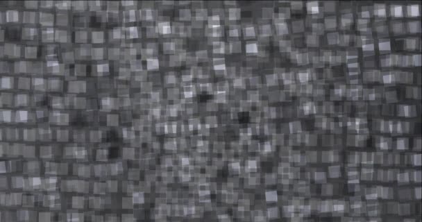 4K smyčka světle šedé záběry v polygonálním stylu. — Stock video