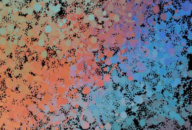 Koyu mavi, rastgele şekilli sarı vektör deseni. Renkli rastgele şekillerle modern soyut illüstrasyon. Web siteniz için basit tasarım.