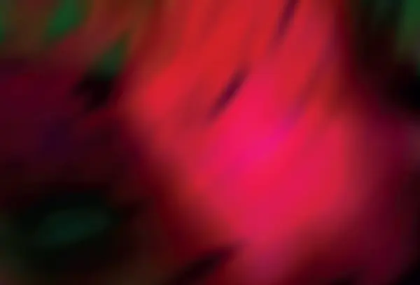Ciemnozielony Czerwony Wektor Zamazany Szablon Kolorowa Ilustracja Abstrakcyjnym Stylu Gradientem — Wektor stockowy