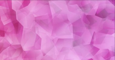 Açık pembe çokgen video görüntüsü 4K döngüsü.