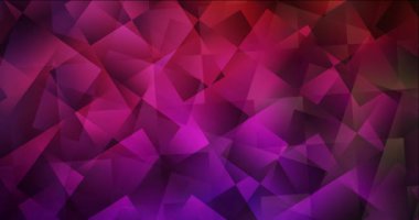 4K döngü koyu pembe, sarı animasyon kare biçiminde.