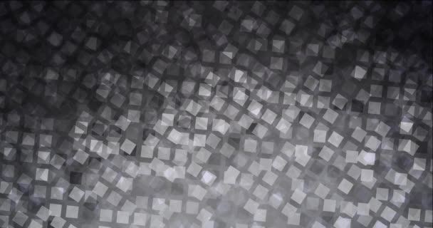 4Kループ暗い灰色の映像で多角形のスタイル. — ストック動画