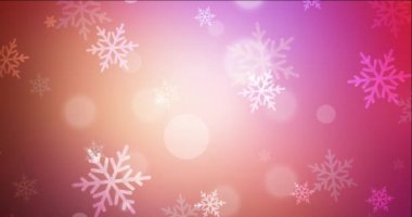 4K koyu pembe, kırmızı akış videosu Xmas tarzında.