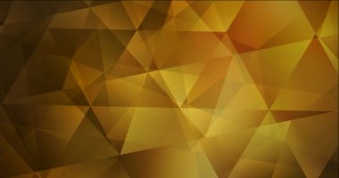 4K koyu turuncu çokgen akış videosu.