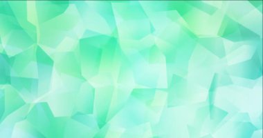 Çokgenli açık yeşil video 4K döngüsü.