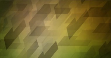 4K döngü koyu yeşil, sarı video örneği dikdörtgen biçiminde.