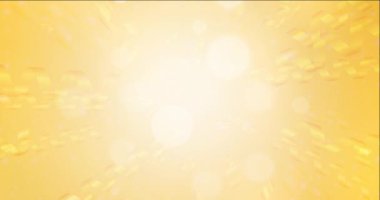 Noel tarzında 4K döngü açık sarı animasyon.