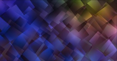 4K döngü koyu mavi, eşkenar dörtgen ile soyut sarı animasyon.