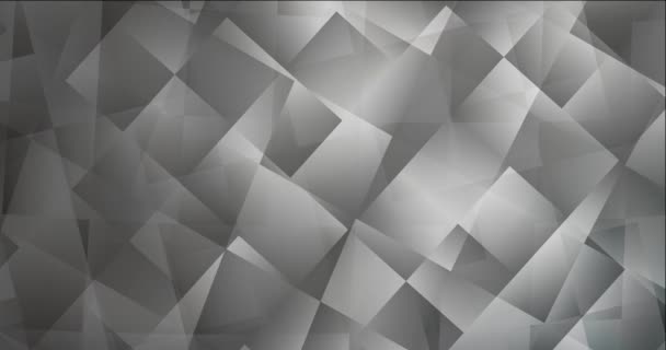 4K циклічна світло-сіра анімація в квадратному стилі . — стокове відео
