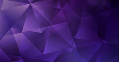 4K çokgen şekilli koyu mor video döngüsü.