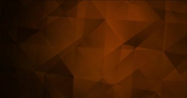 4K koyu kahverengi çokgen video görüntüsü döngüsü.