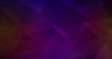 4K çokgen malzemeli koyu mavi, kırmızı video.
