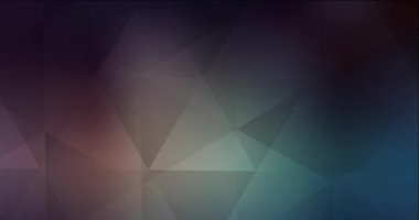 4K çokgen şekilli koyu mavi, kırmızı video döngüsü.