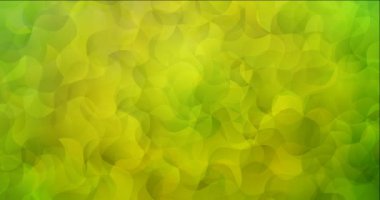 Açık yeşil 4K döngüsü, kıvrımlı çizgileri olan sarı video örneği.