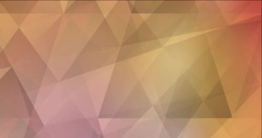 4K açık kırmızı, çokgen malzemeli sarı video.