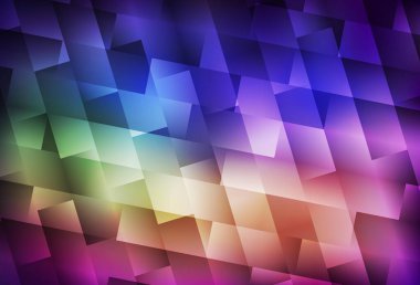 Açık Çokrenkli vektör dokusu dikdörtgen biçiminde. Dikdörtgenli soyut gradyan çizimi. Web siteleri için şablon kullanılabilir.