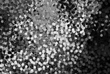 Noktalı koyu gri vektör arkaplanı. Bulanık yağmur damlaları olan soyut bir çizim. Duvar kağıtlarının dokusu için desen.