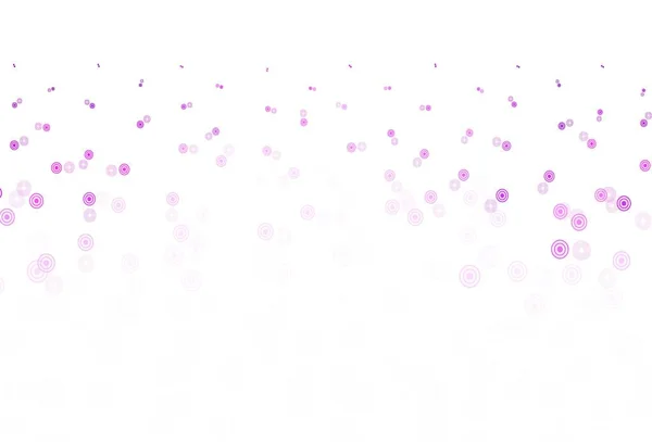 Світло Фіолетовий Векторний Фон Крапками Розмиті Бульбашки Абстрактному Тлі Барвистим — стоковий вектор