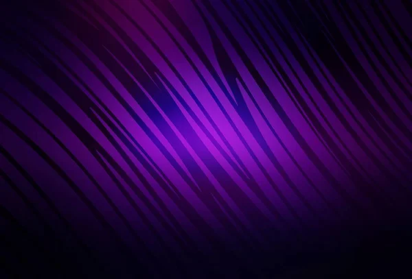Modèle Vectoriel Violet Foncé Rose Avec Des Lignes Courbées Illustration — Image vectorielle