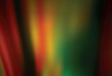 Koyu yeşil, sarı vektör bulanık şablon. Yaratıcı illüstrasyon, yarım tonlu ve eğimli. Marka kitabınız için yeni biçim tasarımı.