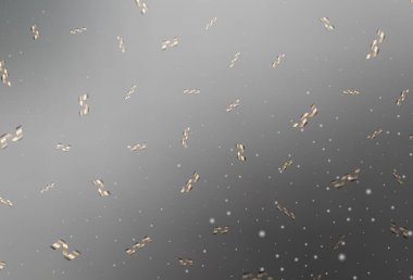 Açık gri vektör dokusu doğum günü tarzında. Noel tarzında renkli bir tasarım ve eğilim. Okul ve dil bilgisi siteleri için desen.