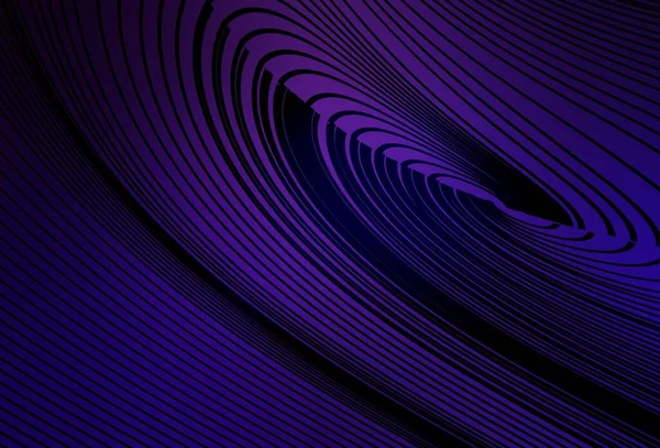 Fond Vectoriel Violet Foncé Avec Des Lignes Irisées Une Illustration — Image vectorielle