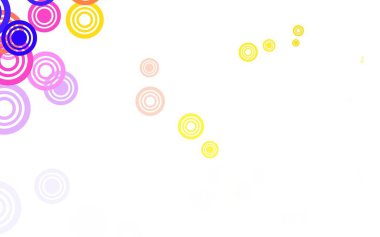 Açık mavi, benekli kırmızı vektör arkaplan. Doğa tarzında renkli baloncuklu soyut illüstrasyon. Poster ve web siteleri için tasarım.