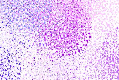 Disklerle açık mor vektör dokusu. Soyut arka planda bulanık kabarcıklar ve renkli gradyan. Duvar kağıtlarının dokusu için desen.