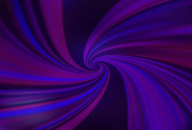 Eğri çizgileri olan koyu mor vektör arkaplan. Değişken çizgileri olan renkli geometrik örnek. Marka kitabı için şık bir desen.