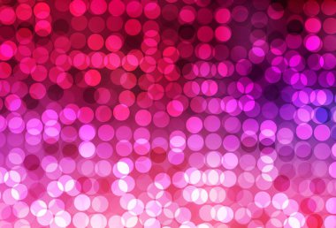 Koyu mor, diskli pembe vektör dokusu. Bulanık yağmur damlaları olan soyut bir çizim. Duvar kağıtlarının dokusu için desen.