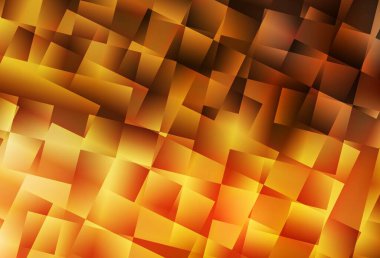 Açık Turuncu Vektör Çokgen arkaplanı. Origami tarzında gradyan ile geometrik çizim. Pankartın için tamamen yeni bir şablon.