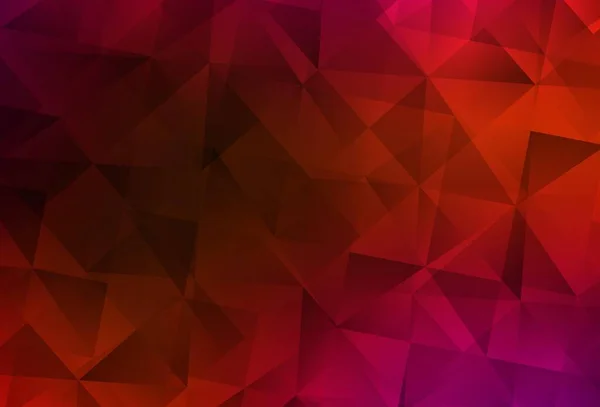 Світло Рожевий Червоний Вектор Абстрактний Мозаїчний Фон Барвиста Абстрактна Ілюстрація — стоковий вектор