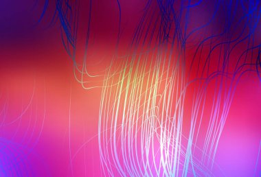 Açık pembe, sarı vektör renkli bulanık arkaplan. Parlak renkli bir illüstrasyon. İşiniz için en iyi bulanık tasarım..