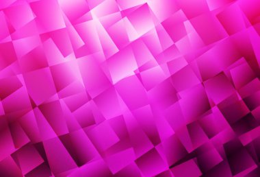 Dikdörtgenli açık pembe vektör arkaplanı. Dikdörtgenli soyut gradyan çizimi. Reklamlar için desen.